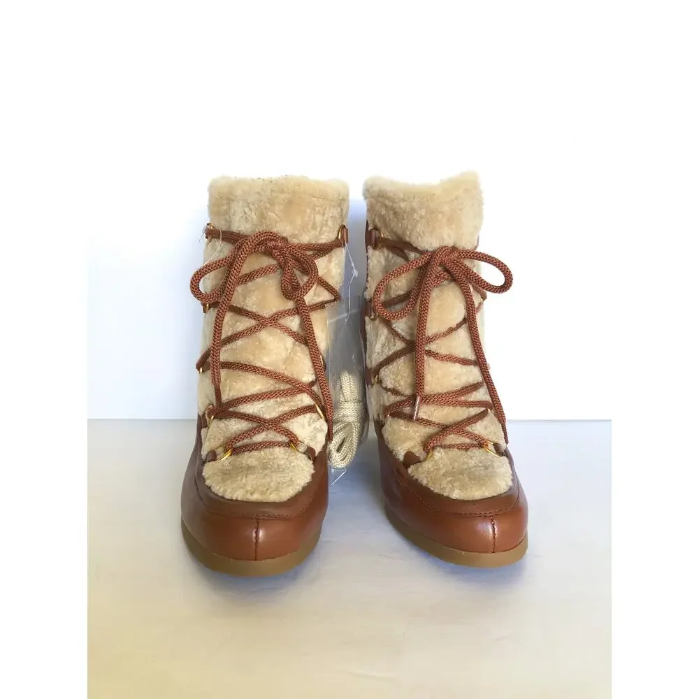 Veronica Beard Elfred Wedge Booties Boots